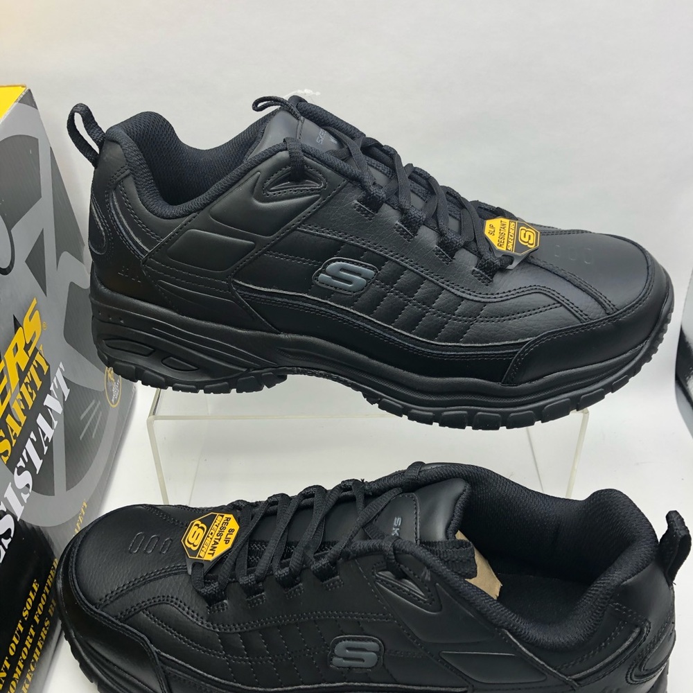 Sketchers Men’s Black Sneakers work shoe